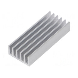 Radiator Extrudat cu Aripioare 50x21x10mm | Electronic-mag.ro | Componente Electronice
