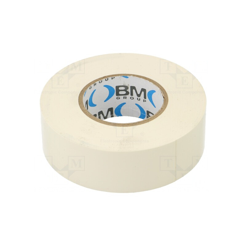 Bandă Electroizolantă Albă PVC 25mm x 25m | Electronic-mag.ro | Componente Electronice