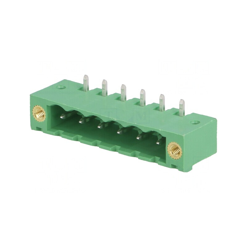 Regletă de Conexiuni 5,08mm 6 Piste Soclu Tată | Electronic-mag.ro | Componente Electronice