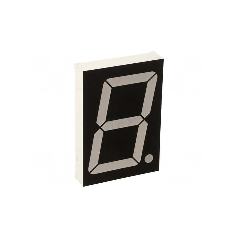 Afișaj LED 7 Segmente 56.8mm Verde | Electronic-mag.ro | Componente Electronice