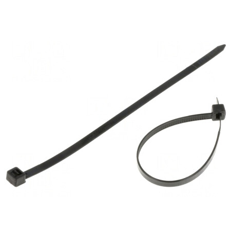 Colier de strângere negru 160mm x 4,8mm 100buc. | Electronic-mag.ro | Componente Electronice