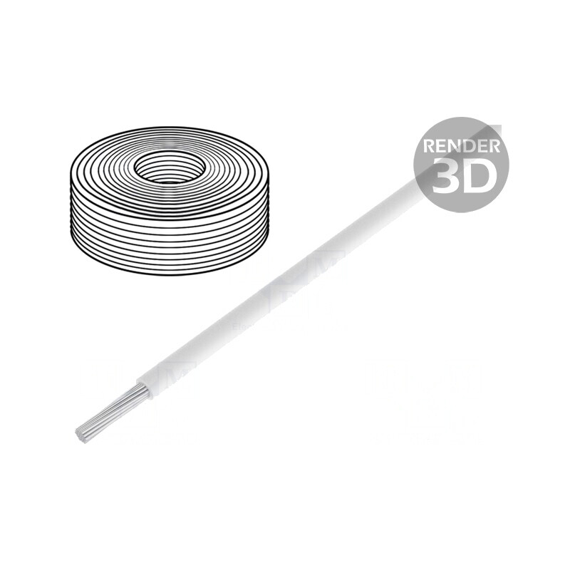 Cablu Cu PVC Alb 0,04mm2 10m 60V | Electronic-mag.ro | Componente Electronice Cablu Cu PVC Alb 0,04mm2 10m 60V | Electronic-mag.ro | Componente Electronice