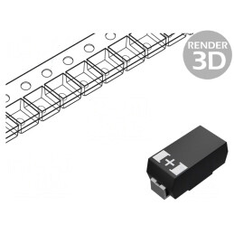 Condensator tantal-polimer 220uF 10V SMD | Electronic-mag.ro | Componente Electronice