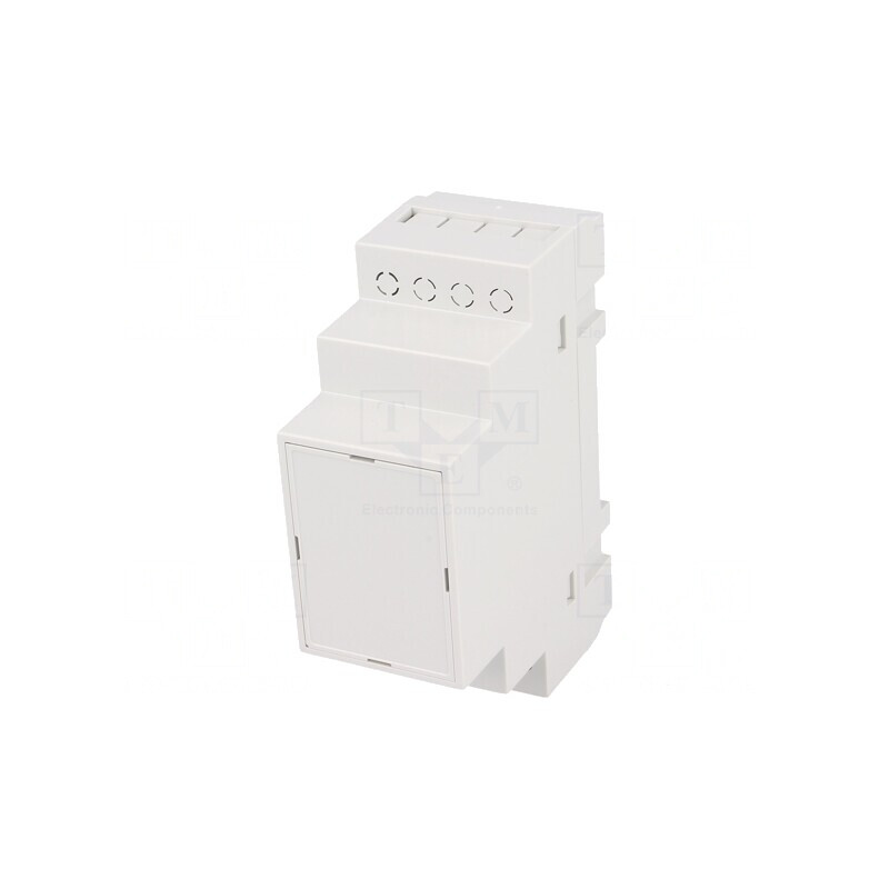 Carcasă pentru șină DIN 90x35x65mm ABS gri UL94V-0 | Electronic-mag.ro | Componente Electronice
