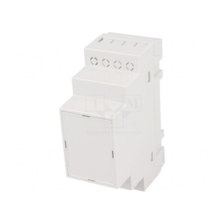Carcasă pentru șină DIN 90x35x65mm ABS gri UL94V-0 | Electronic-mag.ro | Componente Electronice