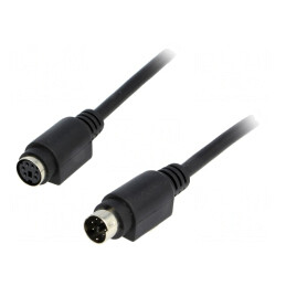 Cablu PS/2 Negru 3m | Electronic-mag.ro | Componente Electronice