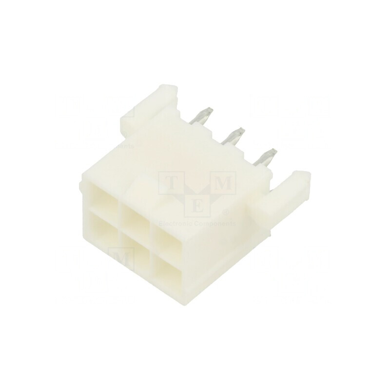 Soclu cablu-placă Mini-Fit Jr 6 pini aurit | Electronic-mag.ro | Componente Electronice