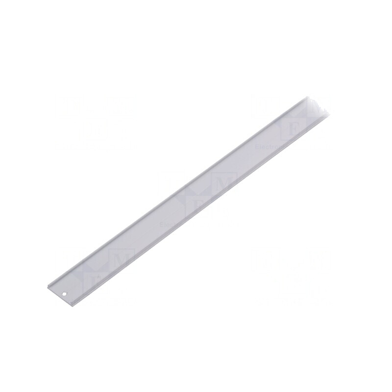 Profil aluminiu pentru module LED albă, 1m, montaj de suprafață | Electronic-mag.ro | Componente Electronice