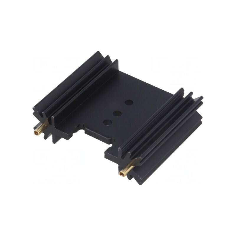 Radiator Extrudat TO220/TO3P Negru 38.1x45x12.7mm | Electronic-mag.ro | Componente Electronice