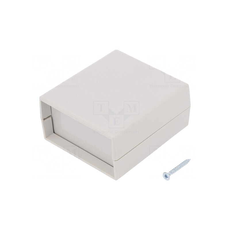 Carcasă ABS Gri cu Panou 67x74x36mm | Electronic-mag.ro | Componente Electronice