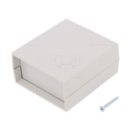 Carcasă ABS Gri cu Panou 67x74x36mm | Electronic-mag.ro | Componente Electronice