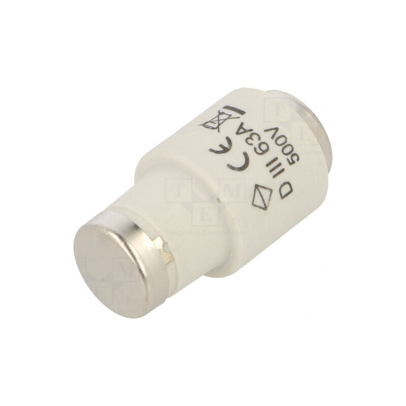 Siguranță gF 63A 500VAC DIII | Electronic-mag.ro | Componente Electronice