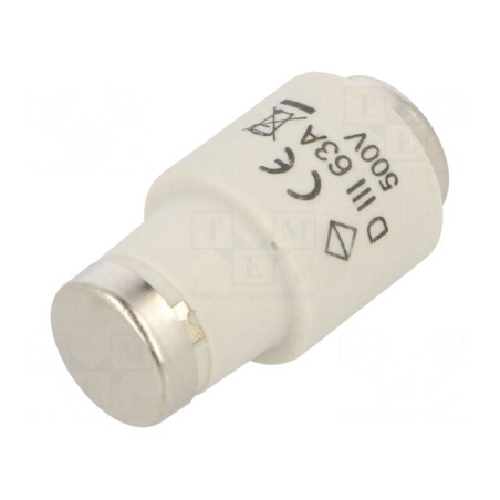 Siguranță gF 63A 500VAC DIII | Electronic-mag.ro | Componente Electronice