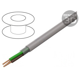 Cablu UNITRONIC LiHCH 3x0,34mm² 60V Fără Halogen Gri-Bej | Electronic-mag.ro | Componente Electronice