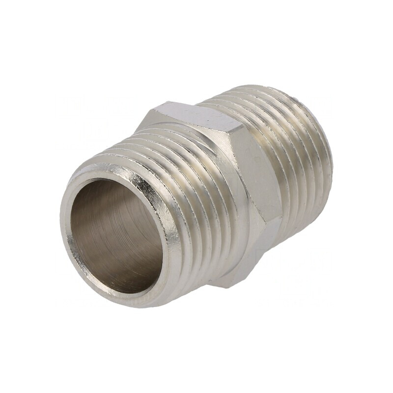 Niplu Alamă Nichelată G 1/2 300°C | Electronic-mag.ro | Componente Electronice