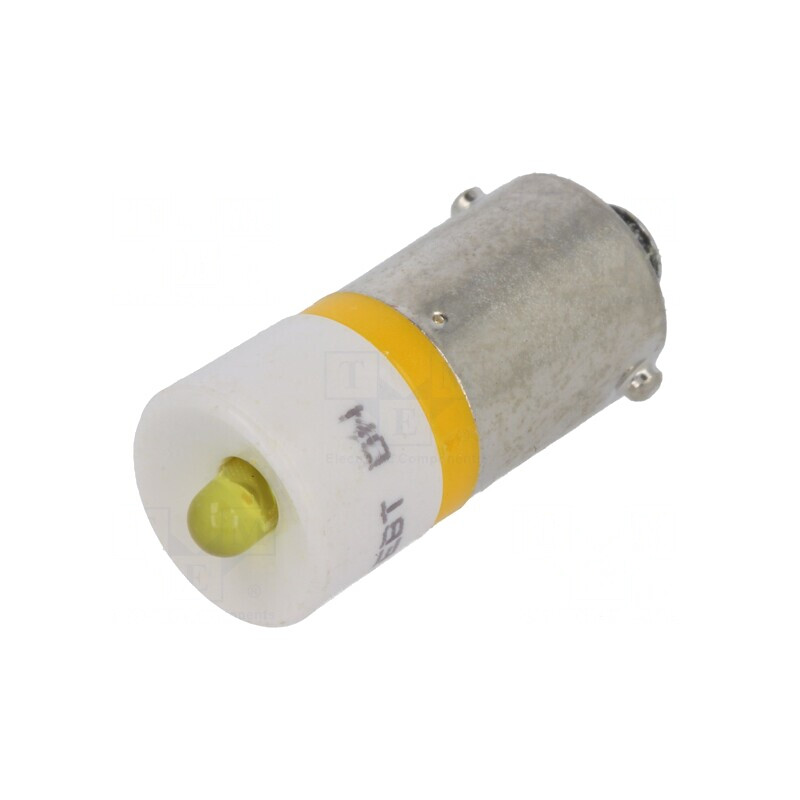 Lampă LED galbenă 230V BA9S | Electronic-mag.ro | Componente Electronice
