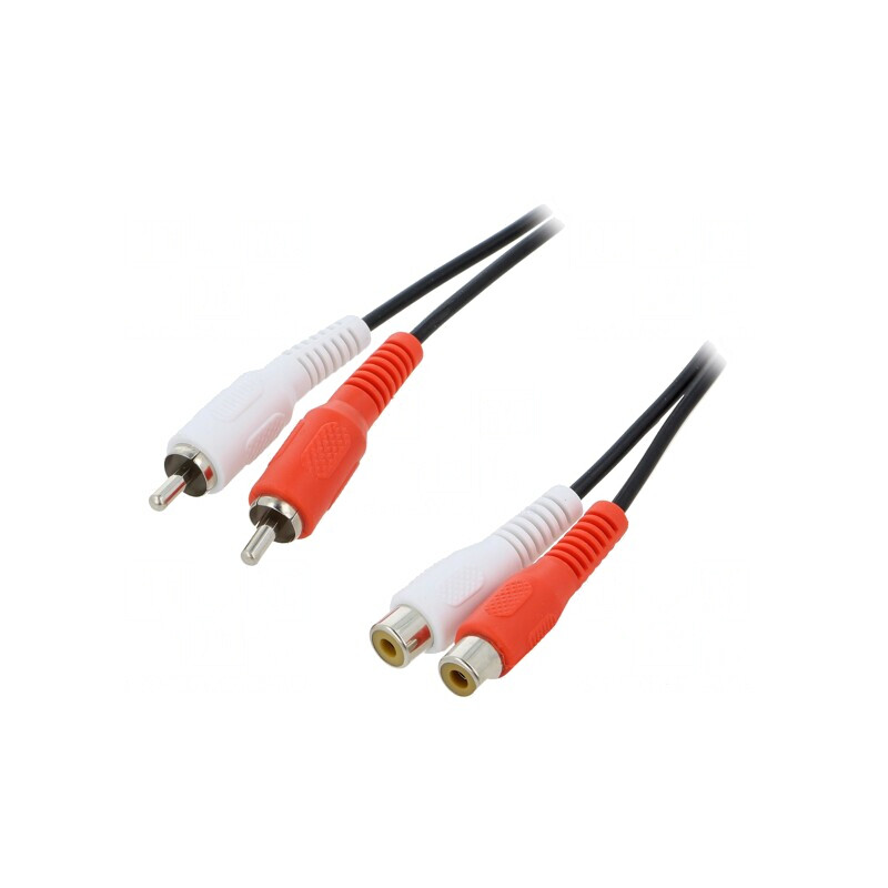 Cablu RCA Dual 5m Negru | Electronic-mag.ro | Componente Electronice Cablu RCA Dual 5m Negru | Electronic-mag.ro | Componente Electronice