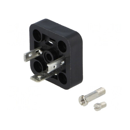 Conector cu Valvă Soclu 18mm 3 Pini 16A | Electronic-mag.ro | Componente Electronice