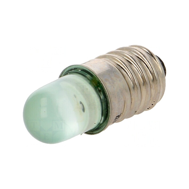Lampă LED verde 230V E10 | Electronic-mag.ro | Componente Electronice