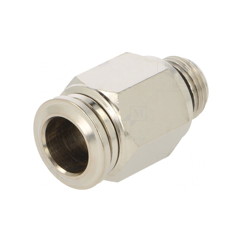 Racord Push-In Simplu Alamă Nichelată 1/8" | Electronic-mag.ro | Componente Electronice