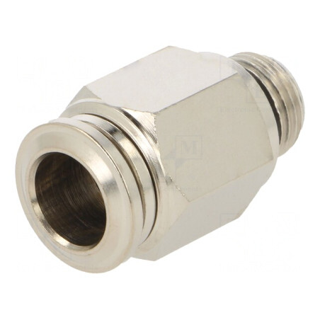 Racord Push-In Simplu Alamă Nichelată 1/8" | Electronic-mag.ro | Componente Electronice