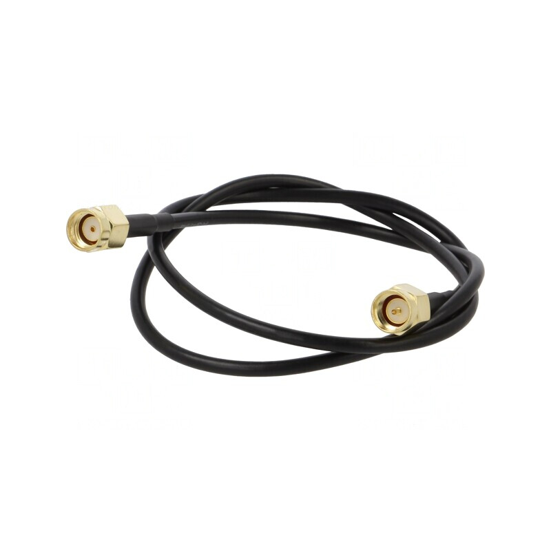 Cablu 50Ω 0,5m RP-SMA Tată - SMA Mufă Negru Drept | Electronic-mag.ro | Componente Electronice Cablu 50Ω 0,5m RP-SMA Tată - SMA Mufă Negru Drept | Electronic-mag.ro | Componente Electronice