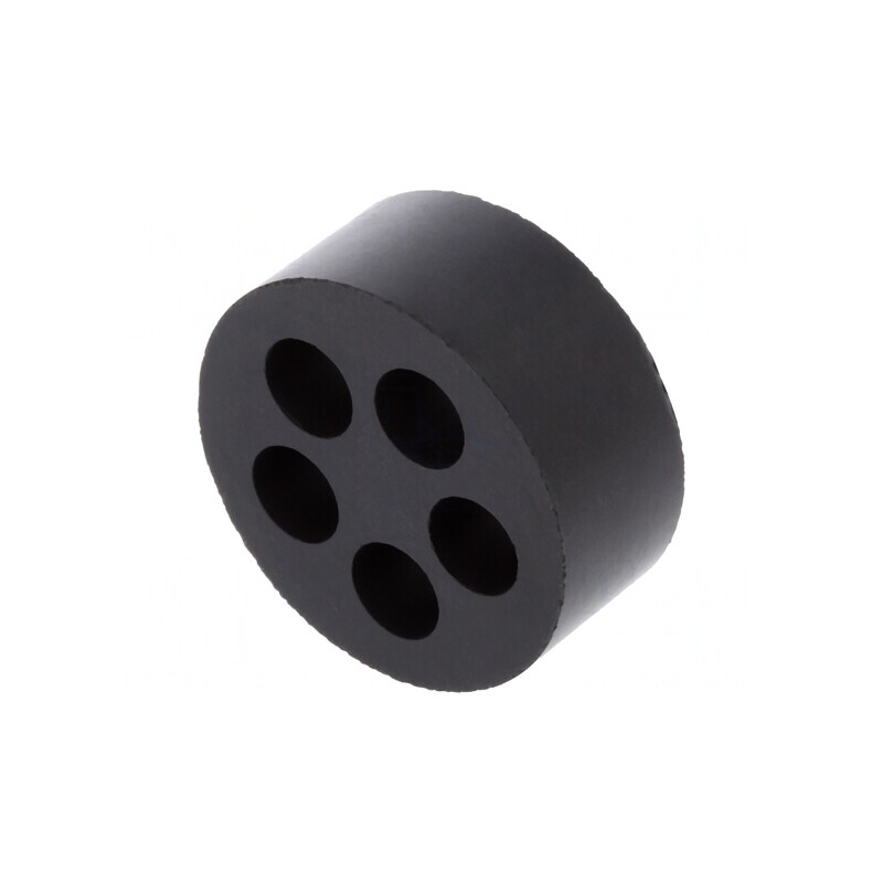 Insert Presetupă 8mm M40 IP54 Cauciuc NBR 5 Orificii | Electronic-mag.ro | Componente Electronice