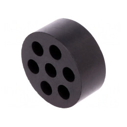 Insert Presetupă 8mm M50 IP54 Cauciuc NBR 7 Orificii | Electronic-mag.ro | Componente Electronice