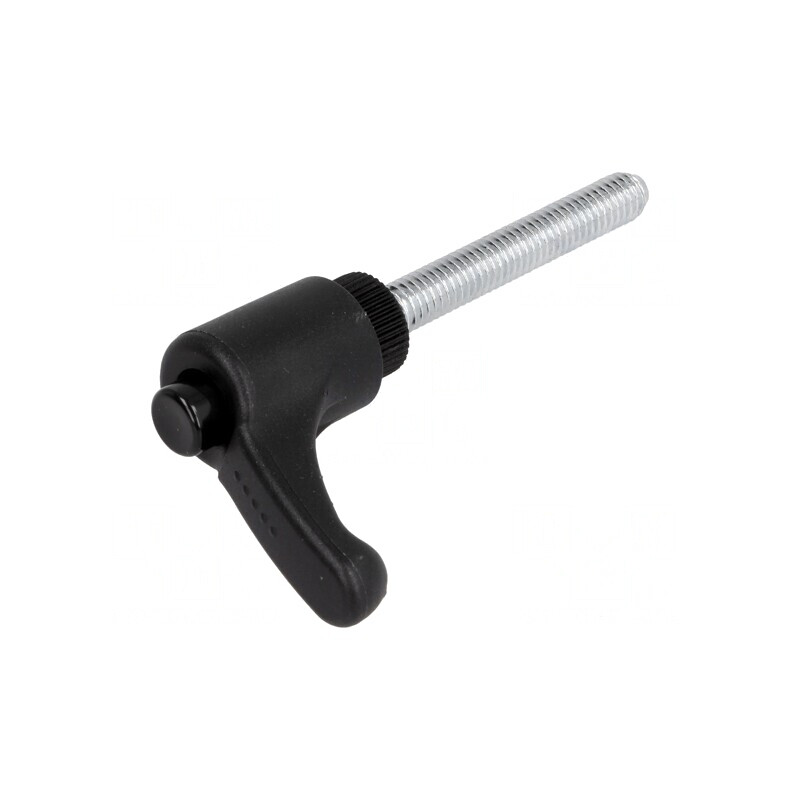 Manetă franceză neagră 40mm 30mm | Electronic-mag.ro | Componente Electronice