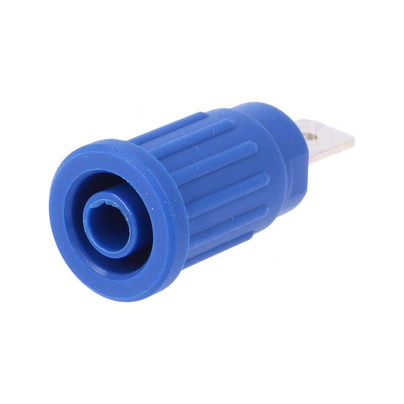 Soclu Banană 4mm 32A 1kV Albastru Nichelat | Electronic-mag.ro | Componente Electronice Soclu Banană 4mm 32A 1kV Albastru Nichelat | Electronic-mag.ro | Componente Electronice