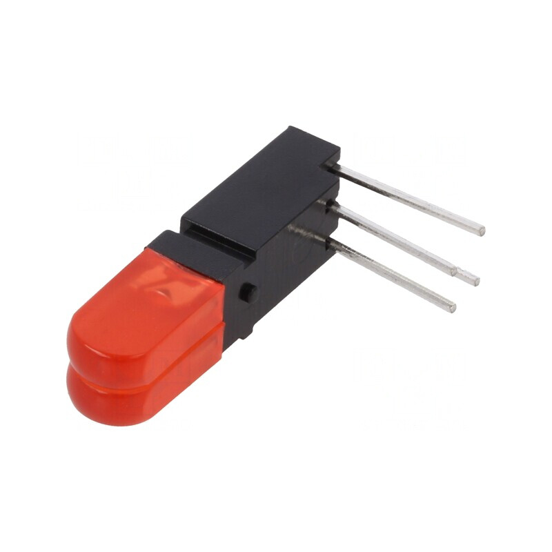LED roșu cu 2 diode și lentilă difuză 20mA | Electronic-mag.ro | Componente Electronice LED roșu cu 2 diode și lentilă difuză 20mA | Electronic-mag.ro | Componente Electronice