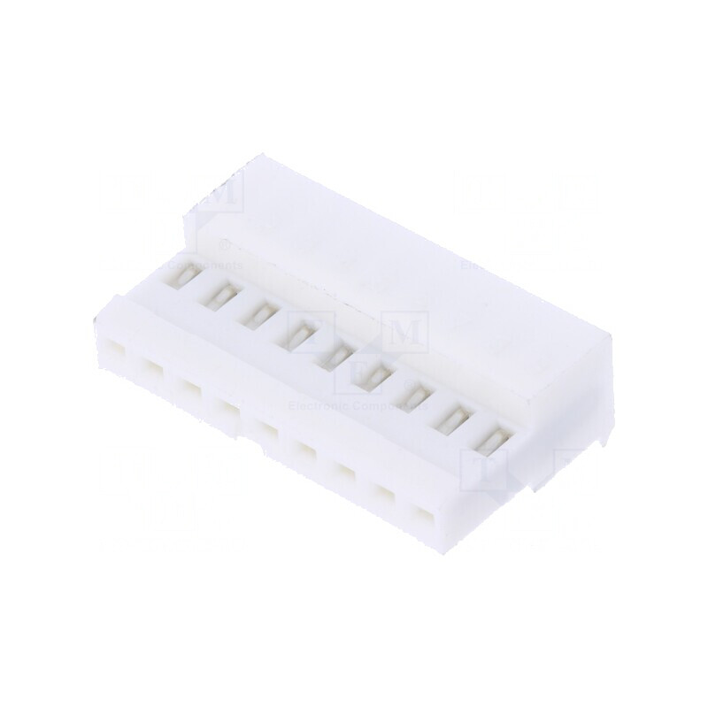 Mufă Albă IDC 9 PIN 2,54mm pentru Cabluri MTA-100 | Electronic-mag.ro | Componente Electronice
