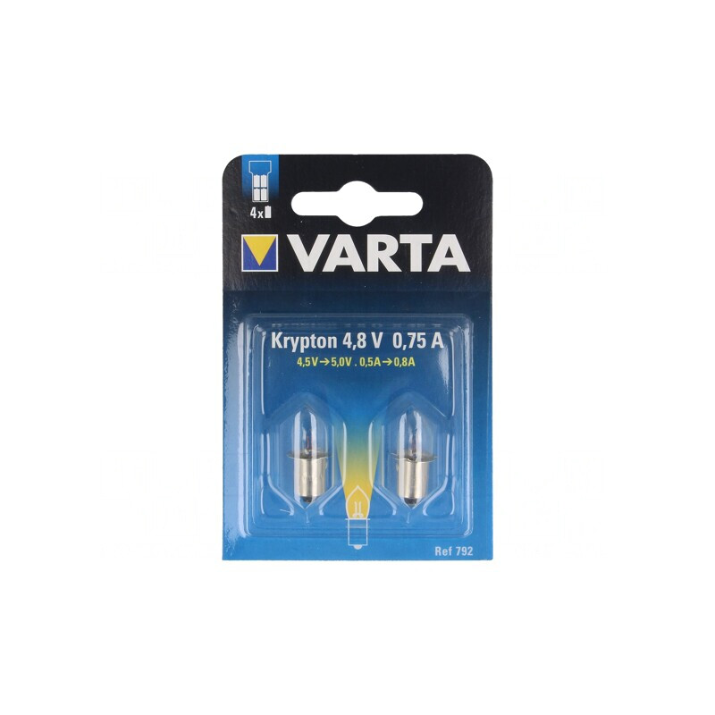 Set 2 Lămpi Cripton P13,5s 4,8V 750mA în Blister | Electronic-mag.ro | Componente Electronice