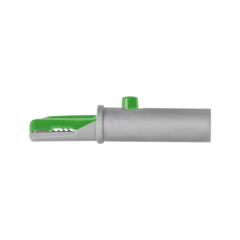 Bornă crocodil verde 6A 70VDC max.6mm | Electronic-mag.ro | Componente Electronice
