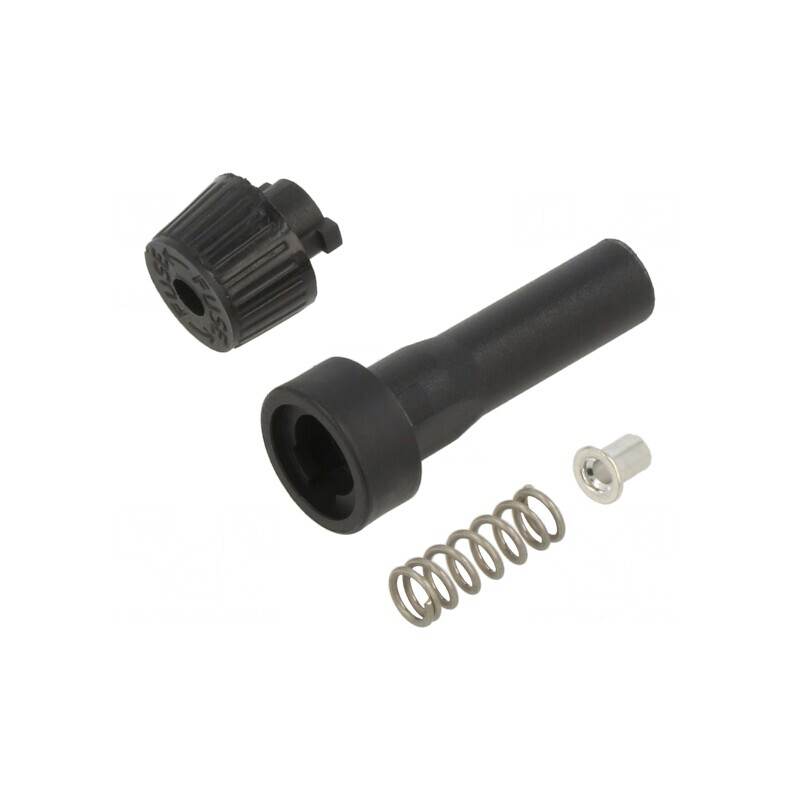 Clema Siguranțe Cilindrice 6.3x32mm 30A Neagră | Electronic-mag.ro | Componente Electronice