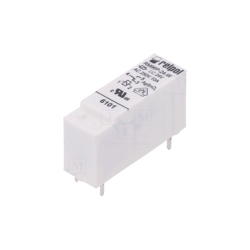 Releu Electromagnetic SPDT 24VDC 8A PCB | Electronic-mag.ro | Componente Electronice