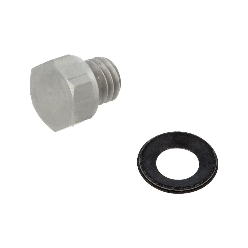 Obturator Aluminiu Anodizat M5 Cu Garnitură NBR | Electronic-mag.ro | Componente Electronice