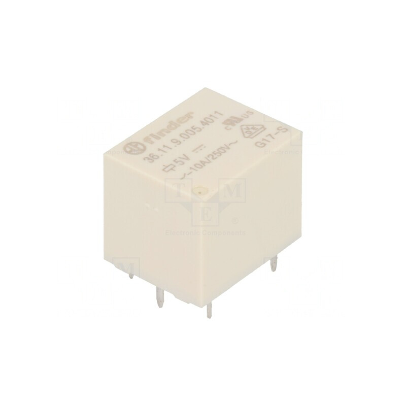 Releu Electromagnetic SPDT 5VDC 15A 10A/250VAC PCB | Electronic-mag.ro | Componente Electronice