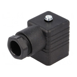 Conector Mamă 18mm 4 PIN 90° cu Valvă | Electronic-mag.ro | Componente Electronice