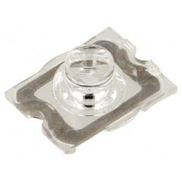 Lentilă LED dreptunghiulară plexiglass PMMA 6,9mm | Electronic-mag.ro | Componente Electronice