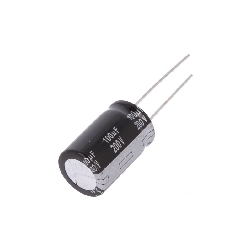 Condensator Electrolitic THT 100uF 200V 16x25mm | Electronic-mag.ro | Componente Electronice