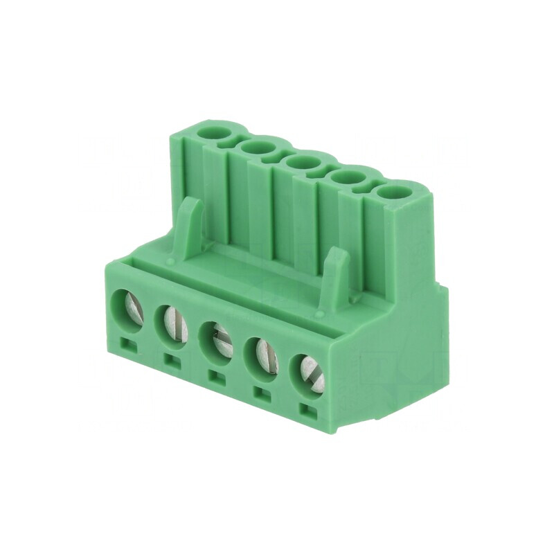 Regletă de conexiuni deconectabilă 5,08mm cu 5 piste | Electronic-mag.ro | Componente Electronice
