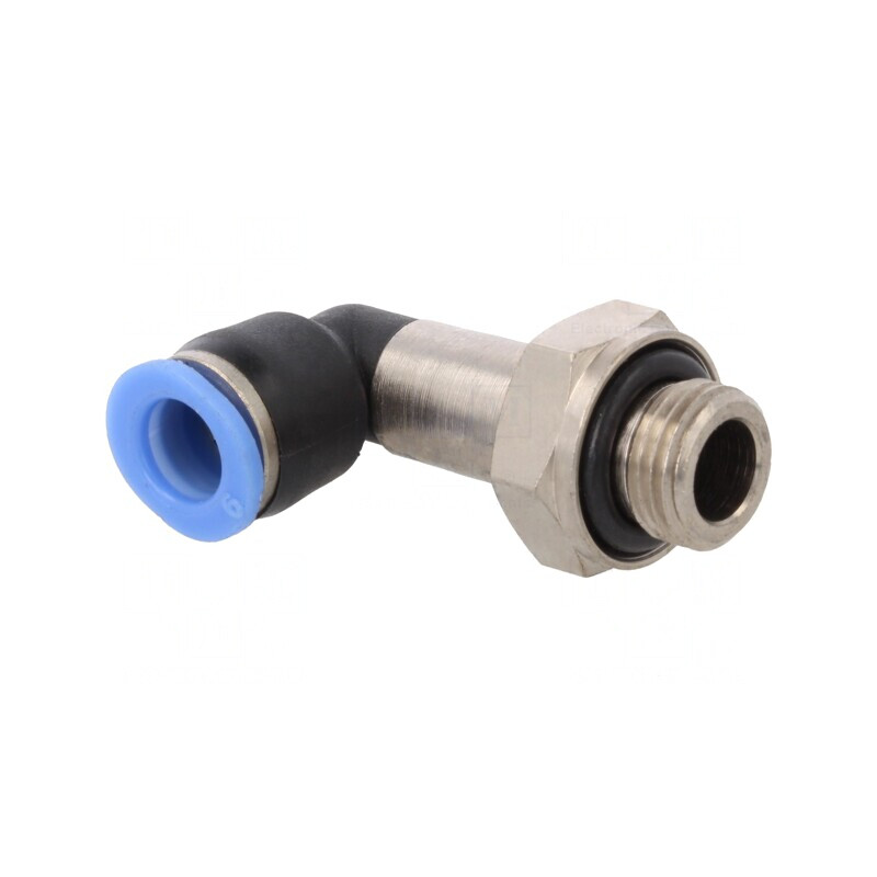 Racord Push-in Unghi Alamă Nichelată Plastic | Electronic-mag.ro | Componente Electronice