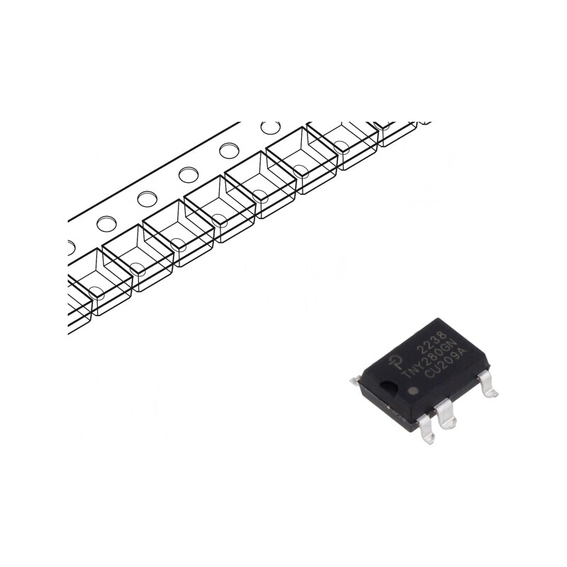 PMIC AC/DC Switcher Controller 85-265V SMD-8C | Electronic-mag.ro | Componente Electronice
