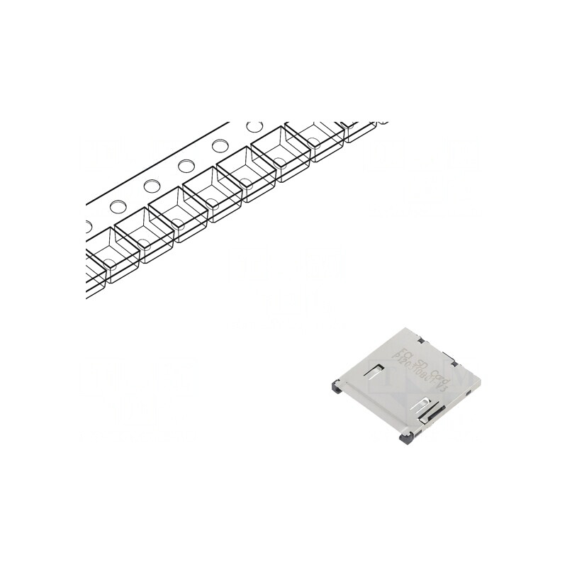 Conector pentru carduri SD push-push SMT aurit | Electronic-mag.ro | Componente Electronice Conector pentru carduri SD push-push SMT aurit | Electronic-mag.ro | Componente Electronice