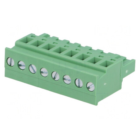Regletă de conexiuni deconectabilă 8 piste 5,08mm unghi | Electronic-mag.ro | Componente Electronice