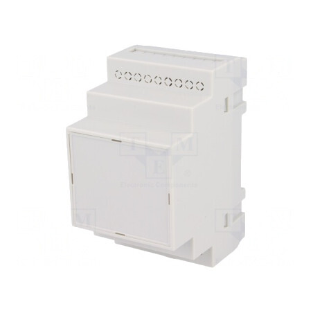 Carcasă pentru șină DIN, polistiren gri, 90x52x65mm | Electronic-mag.ro | Componente Electronice