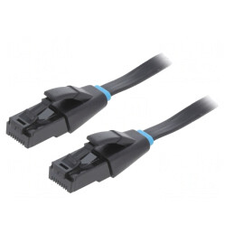 Cablu Patch UTP Cat6 Negru 3m | Electronic-mag.ro | Componente Electronice