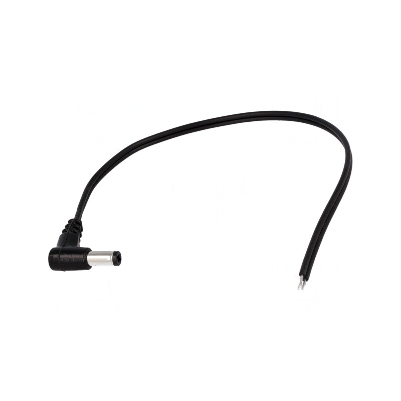Cablu Alimentare DC 5,5/2,5 Negru 0,2m | Electronic-mag.ro | Componente Electronice