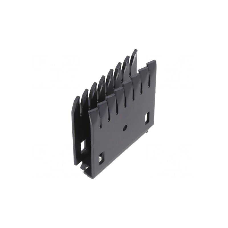 Radiator Extrudat Negru 44,6x12,5x44,6mm TO218 | Electronic-mag.ro | Componente Electronice Radiator Extrudat Negru 44,6x12,5x44,6mm TO218 | Electronic-mag.ro | Componente Electronice